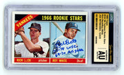 Roy White 1966 Topps #234 Signed RC w 69-70 All Star + 77-78 WSC JSA CGC 10 Auto0