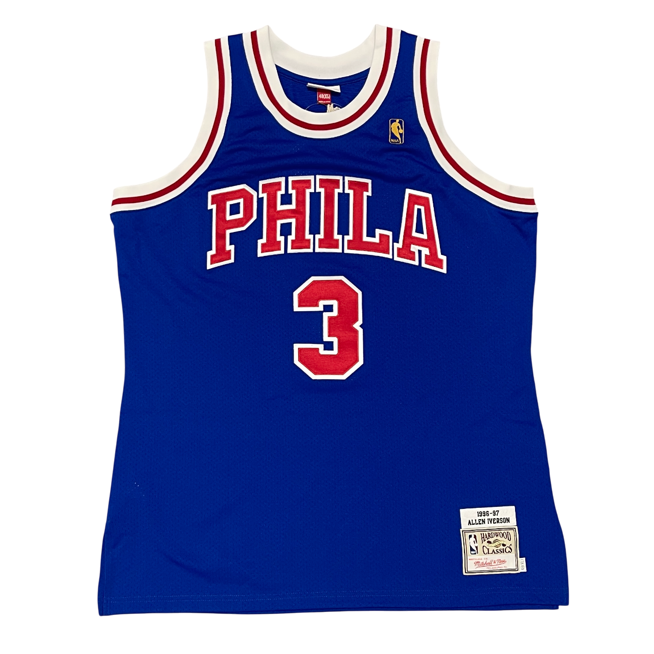 Allen Iverson Signed Philadelphia 76ers 96-97 Mitchell & Ness M&N Jersey UDA COA2