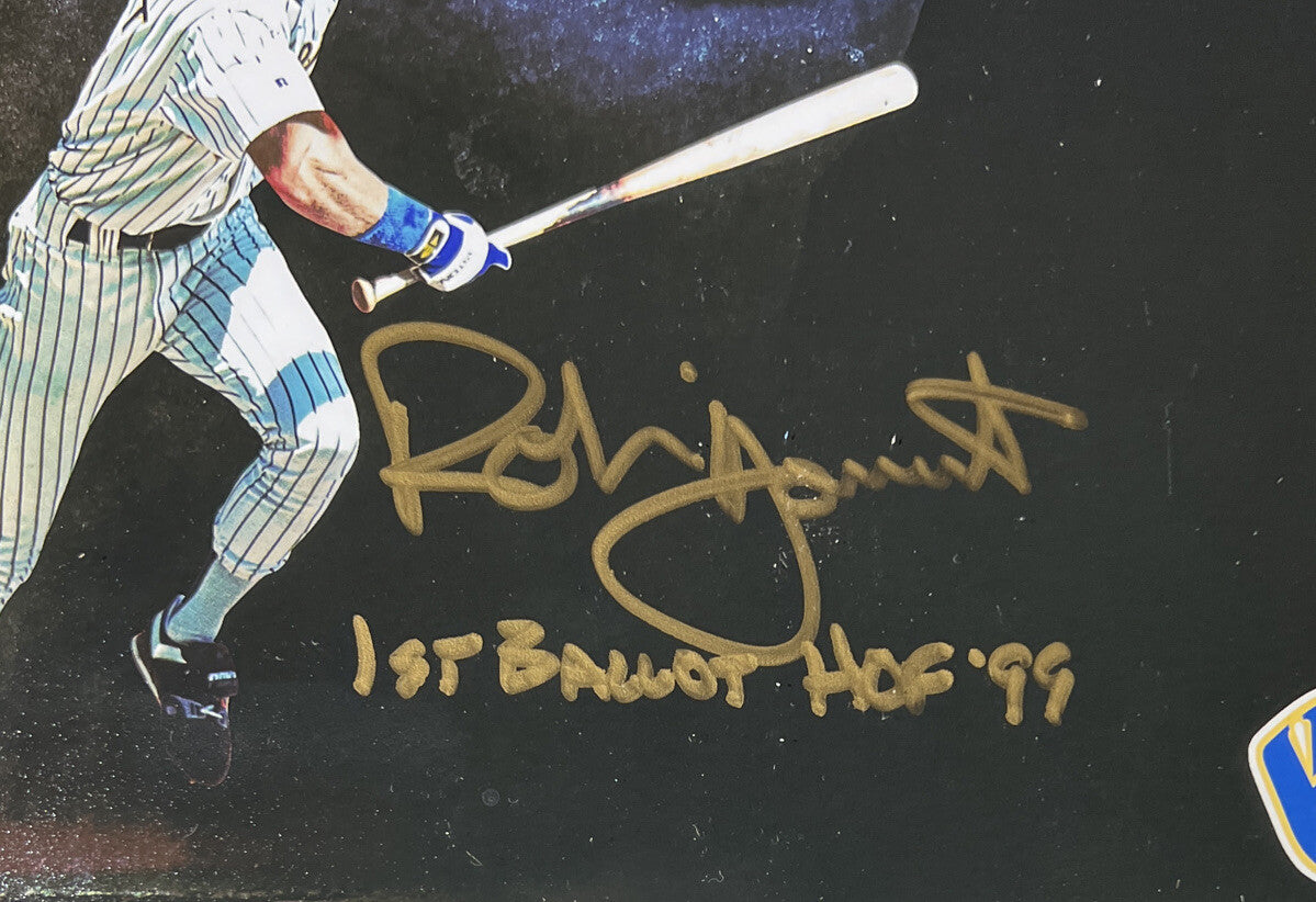 Robin Yount & Paul Molitor Dual Signed Framed 11x14 Photo w/ 2x Insc JSA COA1