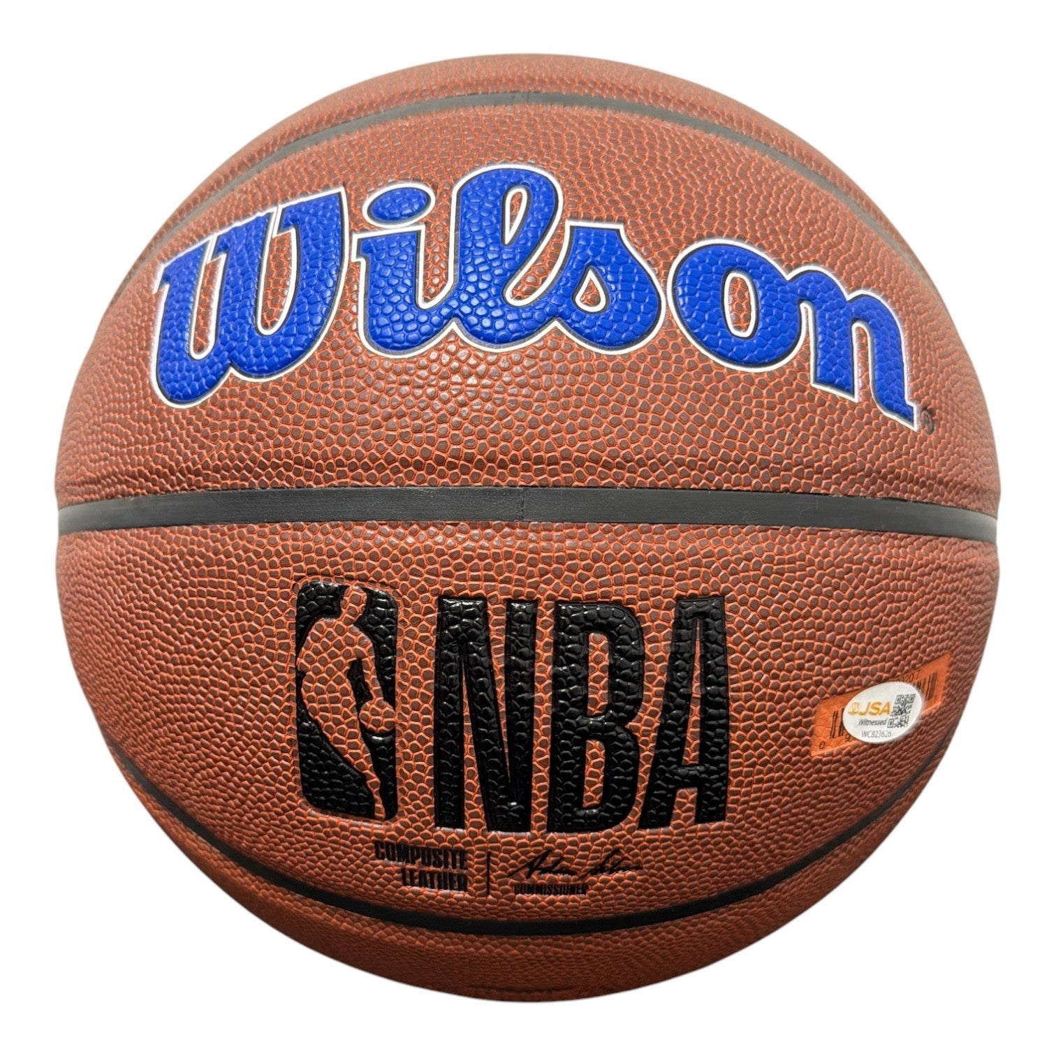 Kenny Sky Walker Signed Wilson Knicks Basketball w/ 89 Dunk Champ JSA W COA4