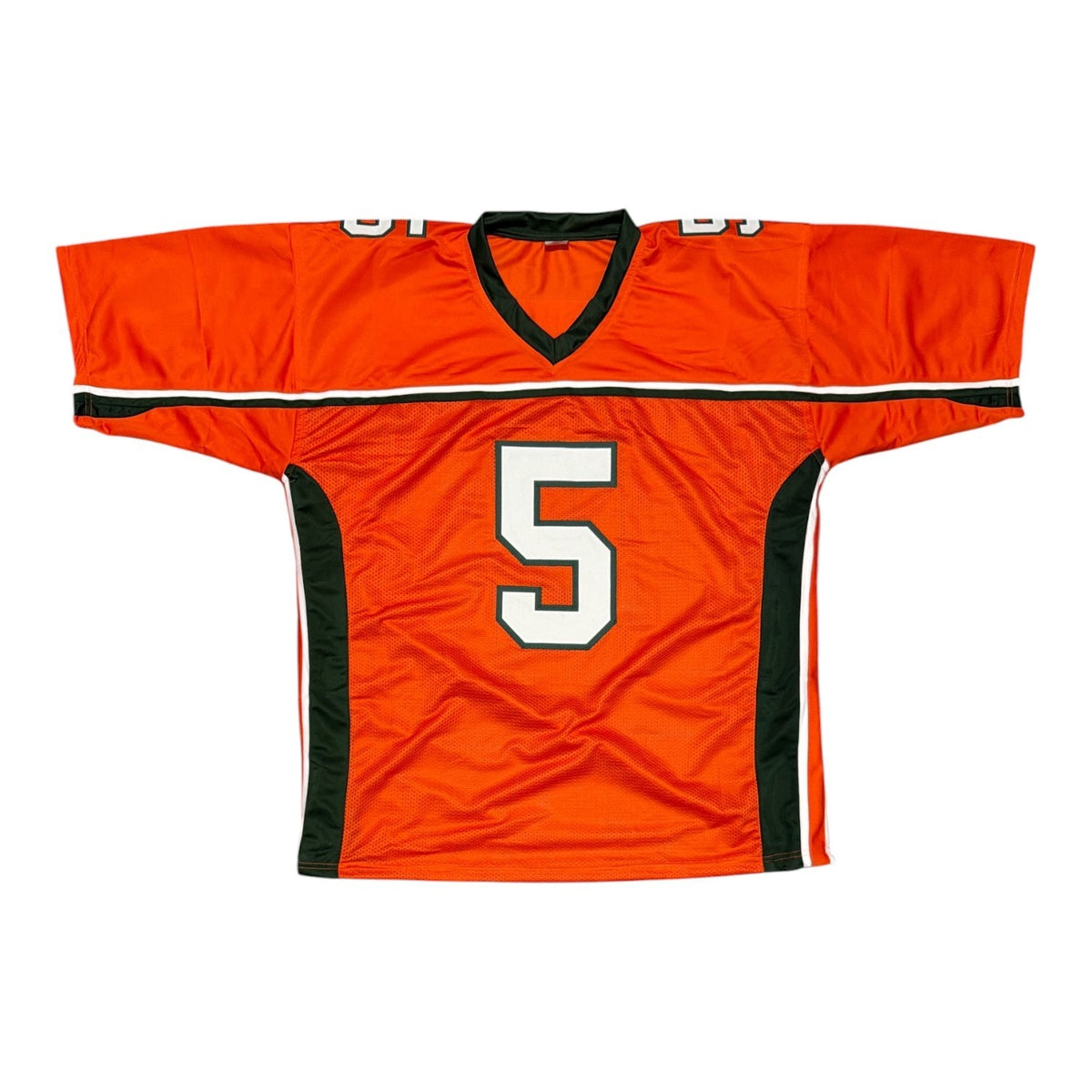Andre Johnson Signed Miami Hurricanes Custom Jersey Beckett Witness BAS COA2