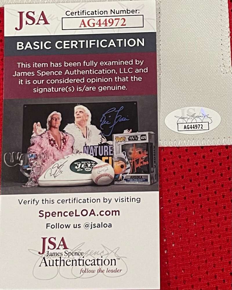 Elvin Hayes Signed Autographed Custom Rockets Jersey w/ HOF 90 JSA COA2