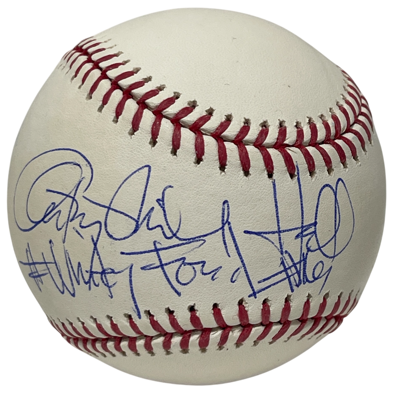 Anthony Michael Hall Signed Rawlings ROMLB Baseball JSA COA Whitey Ford B0