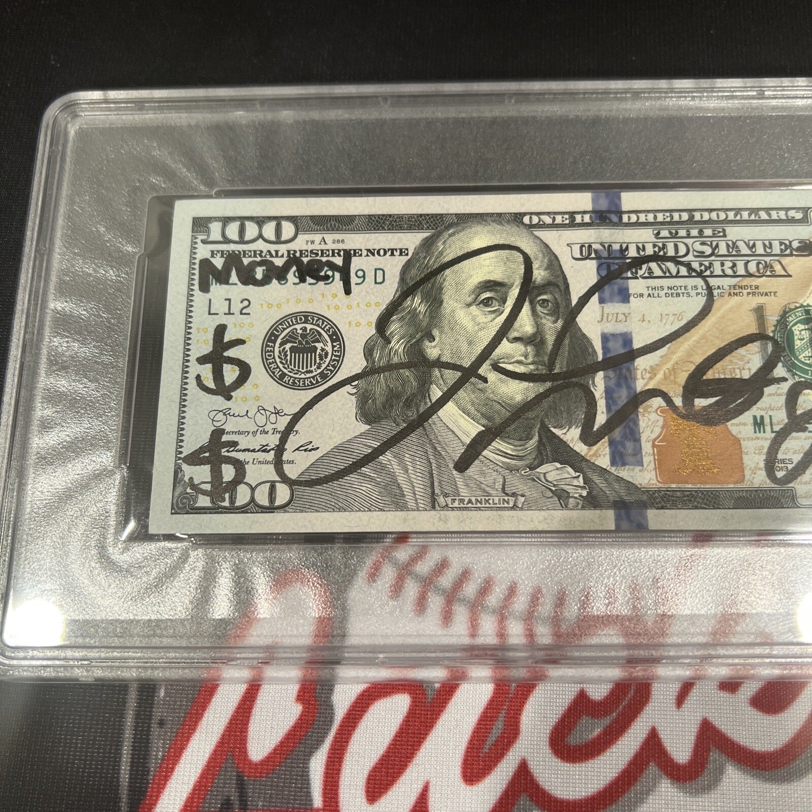 Floyd Mayweather Jr Signed $100 Bill US Currency x4 Inscriptions PSA 10 Auto M1