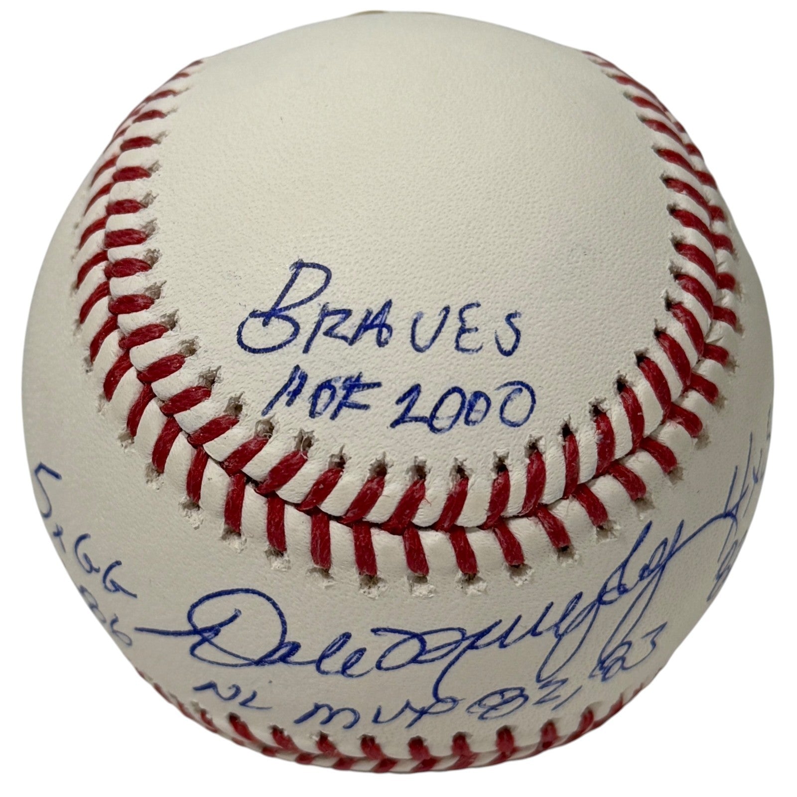 Dale Murphy Signed Autographed ROMLB Baseball w/ 5 Insc JSA COA Atlanta Braves3