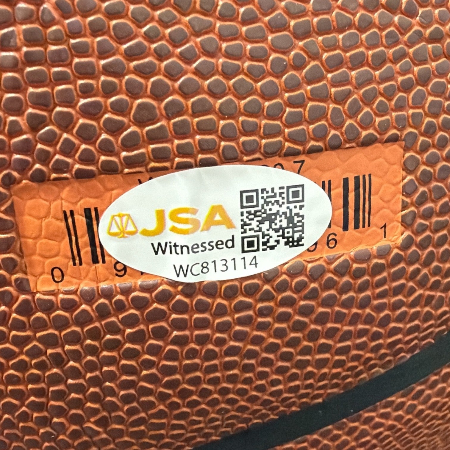 Gerald Wilkins Signed Autographed Knicks Basketball w/ Jordan Stopper JSA W COA3