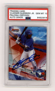Vladimir Guerrero Jr. 2017 Bowman's Best #TP-33 Refractor RC Signed PSA 10 Auto0