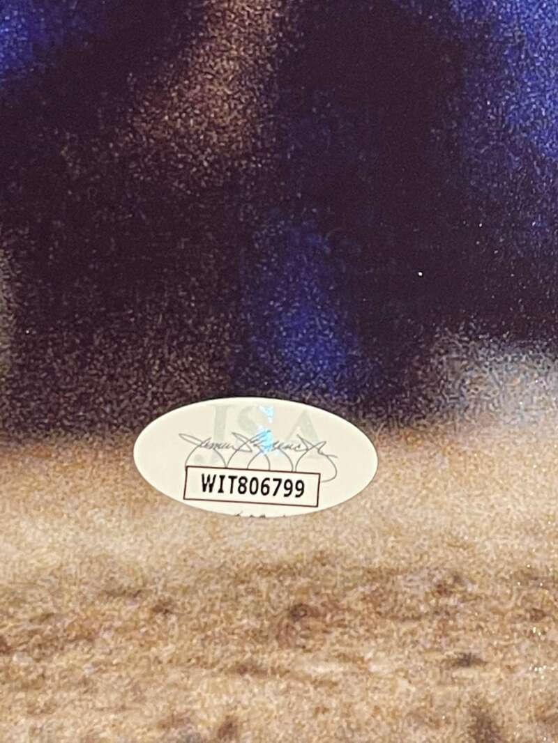 Darryl Strawberry Signed Autographed 16x20 Photo w/ 86 WS Champs JSA COA3