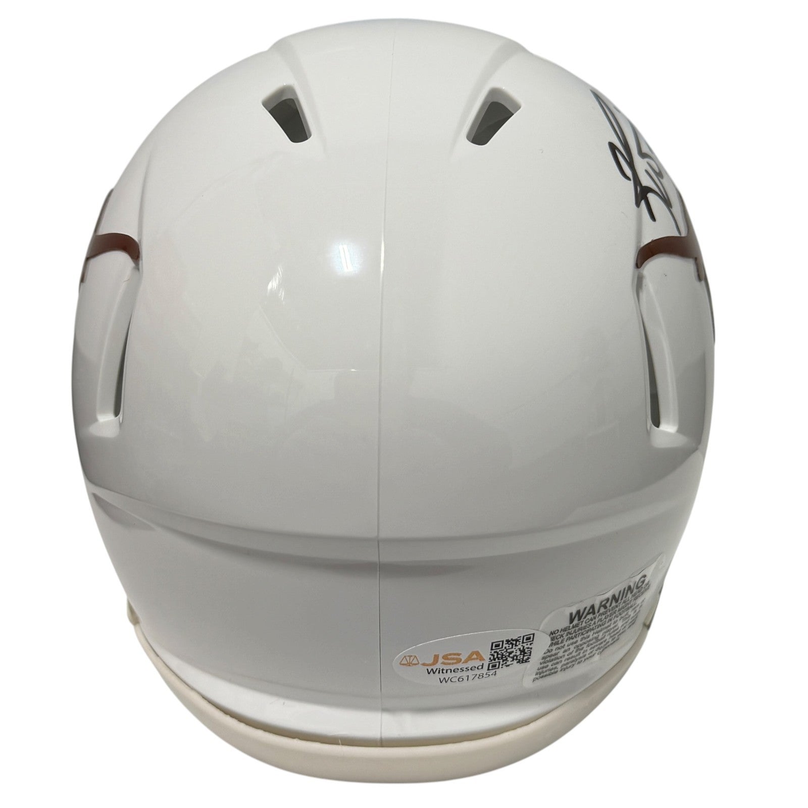 Ricky Williams Signed Texas Longhorns Speed Mini Helmet JSA Witness COA2