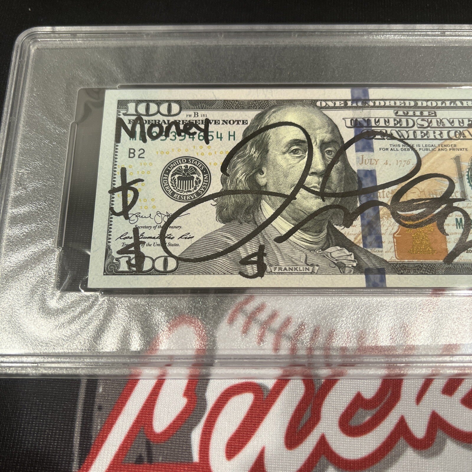 Floyd Mayweather Jr Signed $100 Bill US Currency x4 Inscriptions PSA 10 Auto E1