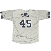 Chili Davis Signed Yankees Custom Jersey w/ 98 99 WSC Beckett Witness BAS COA0