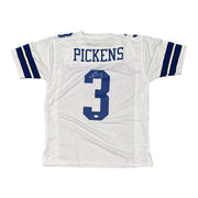 George Pickens Signed Autographed Dallas Cowboys Custom Jersey JSA Witness COA0