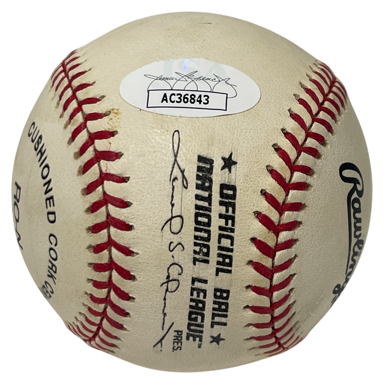 Mike Piazza Signed Rawlings National League Baseball New York Mets JSA COA G4