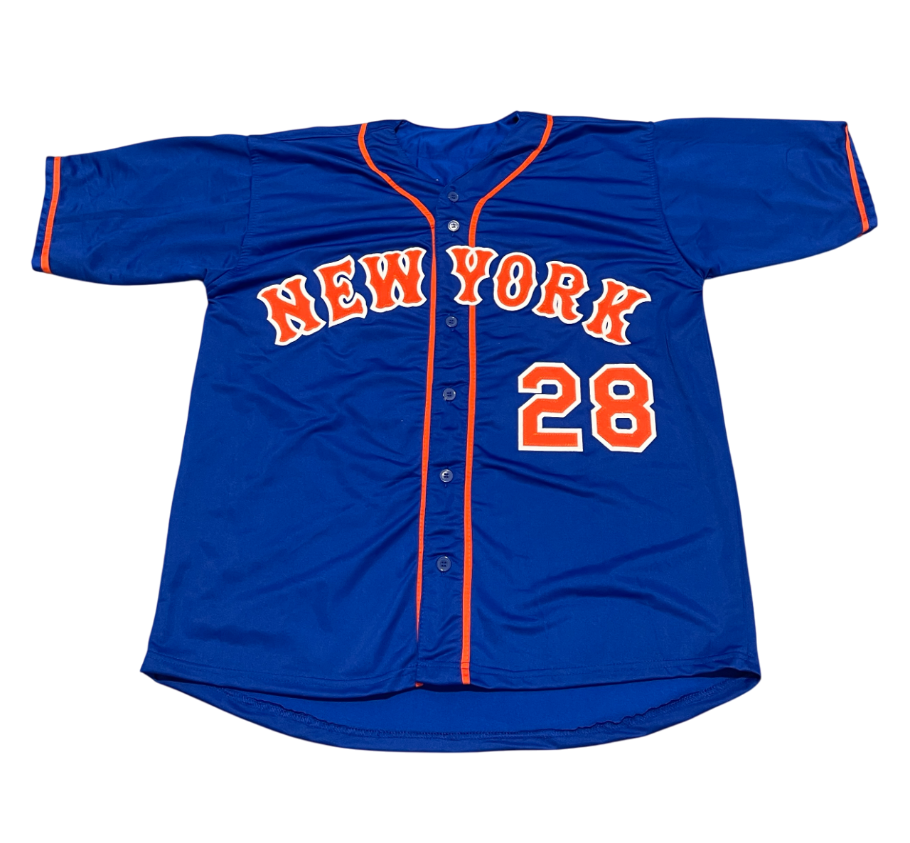 Daniel Murphy Signed Autographed New York Mets Custom Blue Jersey PSA COA2