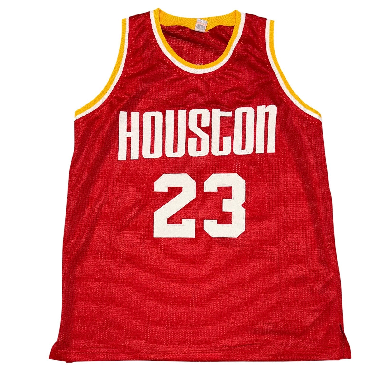Calvin Murphy Signed Houston Rockets Custom Jersey w/ HOF 93 JSA Witness COA2