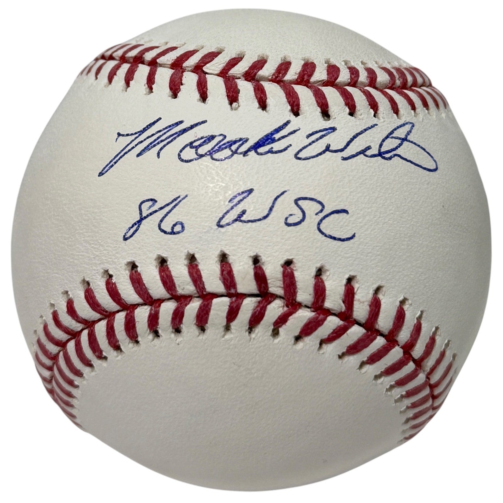 Mookie Wilson Signed ROMLB Baseball w/ 86 WSC JSA Witness COA New York Mets0
