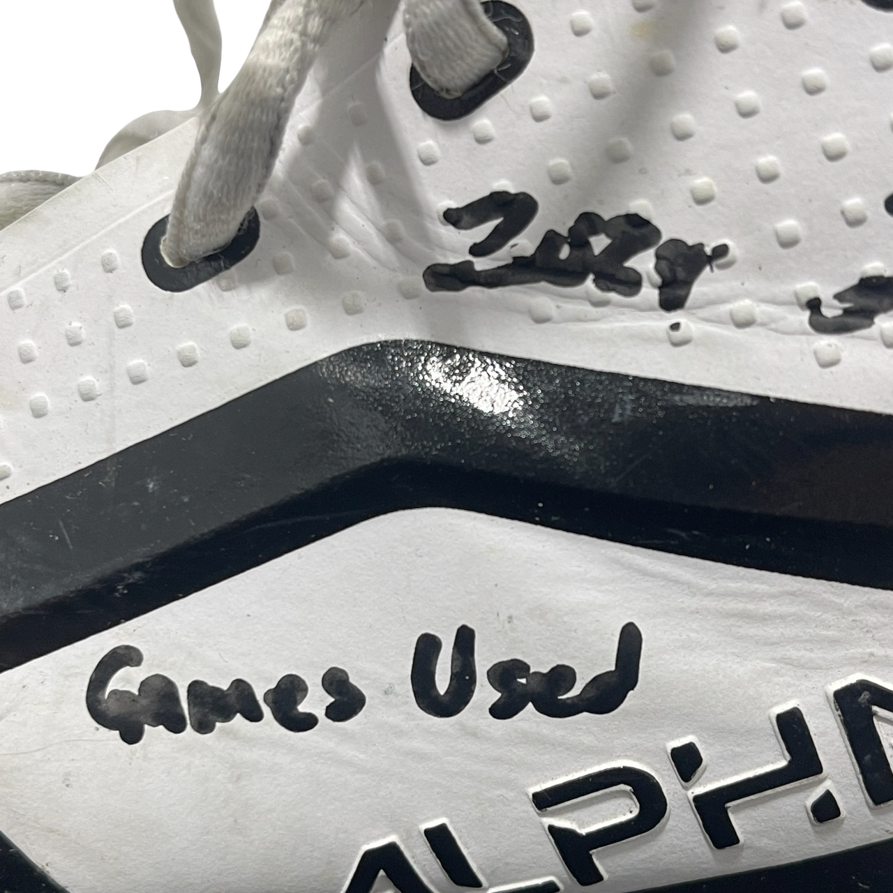 Jamien Sherwood Signed 2024 Game Used Football Cleats (PAIR) Beckett Wit BAS COA3