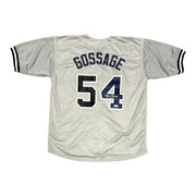 Goose Gossage Signed Yankees Custom Jersey w/ HOF 2000 Beckett Witness BAS COA0