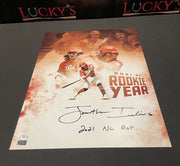 Jonathan India Signed Auto Autographed 16x20 Photo PSA COA 2021 NL ROY Reds0