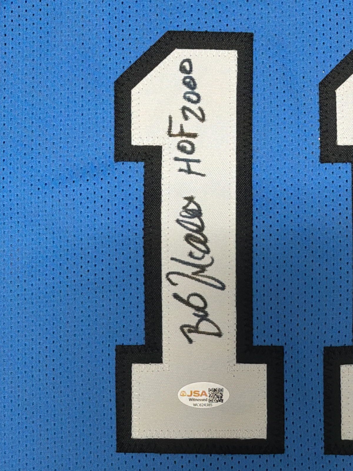Bob McAdoo Signed Buffalo Braves Custom Jersey w/ HOF 2000 JSA Witness COA1