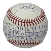 Doc Gooden Signed ROMLB Baseball w/ No Hitter Line Score Beckett Witness BAS COA0