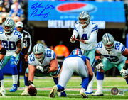 Tyler Biadasz Signed Dallas Cowboys 8x10 Photo Beckett Witness BAS COA #10
