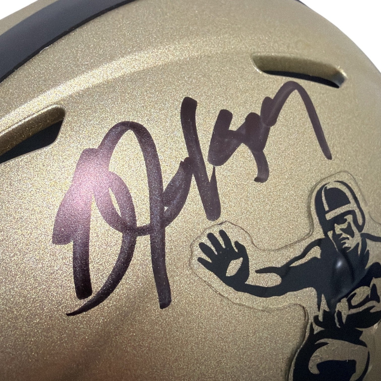 Bo Jackson Signed Autographed Heisman Speed Mini Helmet JSA Witness COA1