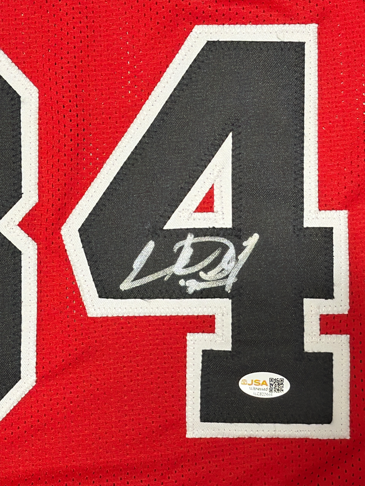 Charles Oakley Signed Autographed Chicago Bulls Custom Jersey JSA Witness COA1