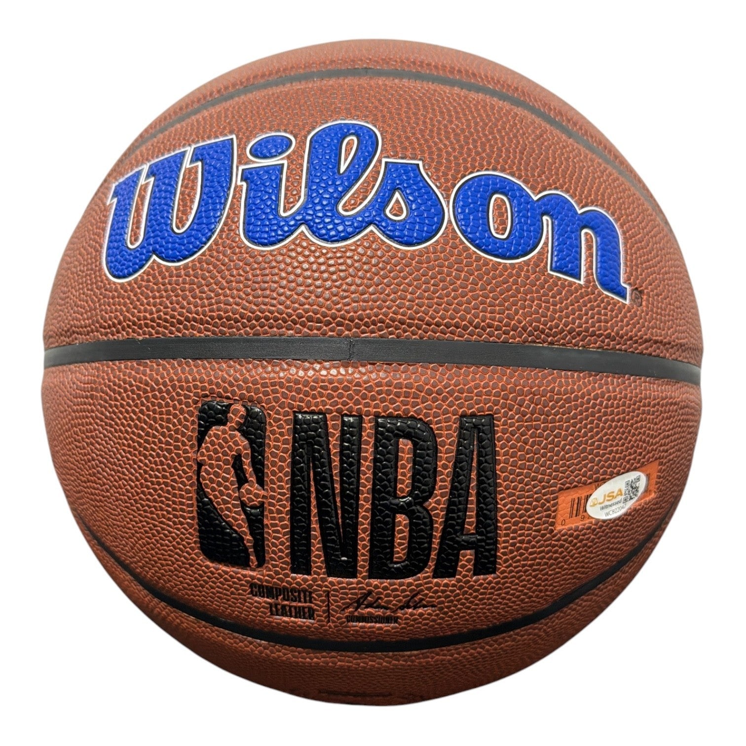 Earl Monroe Signed Autographed Wilson Knicks NBA Basketball JSA Witness COA4