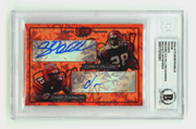 Corey Dillon & Chad Johnson 2024 Hits Memorabilia BOOM Orange /5 Signed BGS Auto0