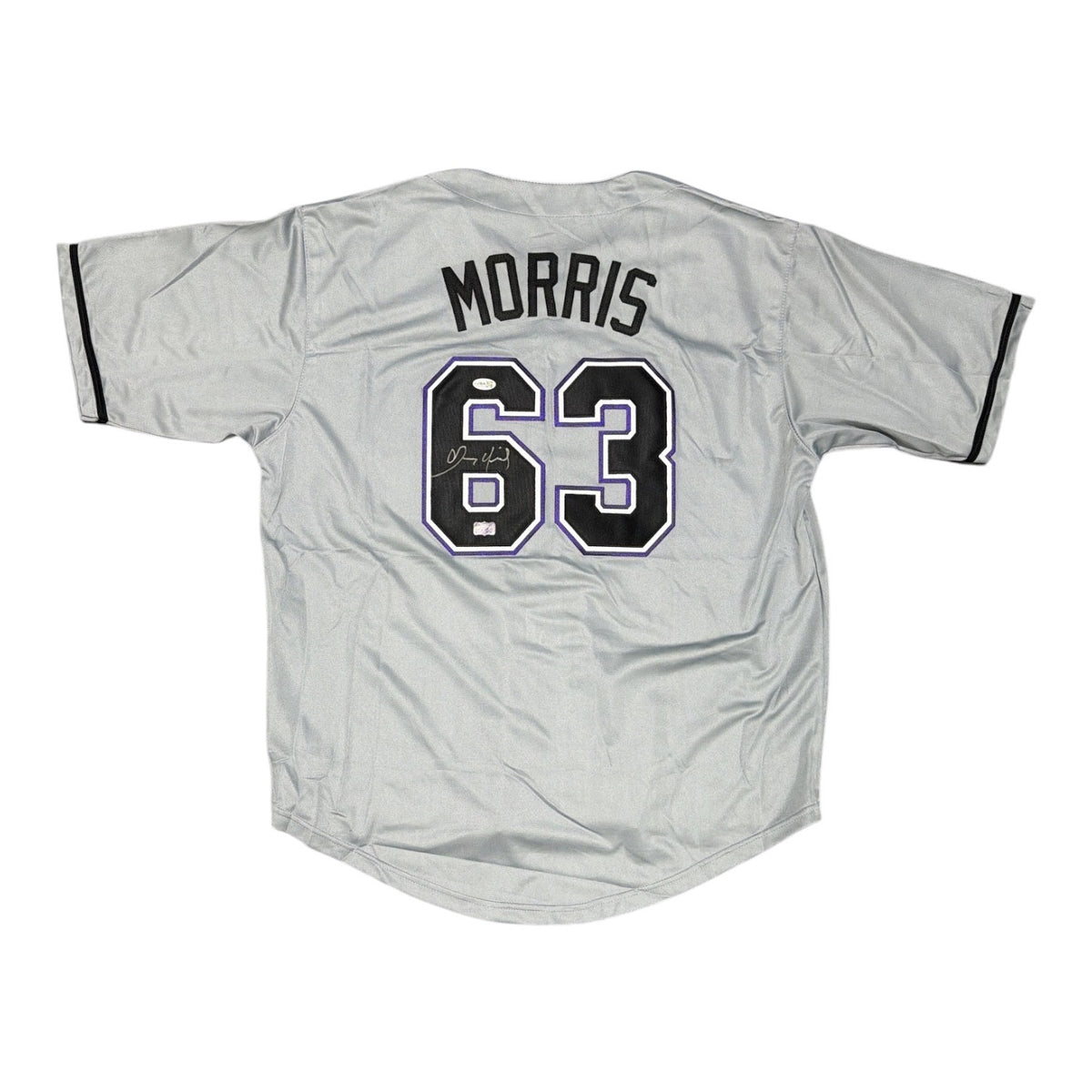 Dennis Quaid Signed Autographed Jim Morris The Rookie Custom Jersey JSA COA0
