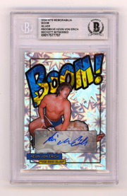 Kevin Von Erich 2024 Hits Memorabilia BOOM Silver /10 Signed BGS BAS Auto0