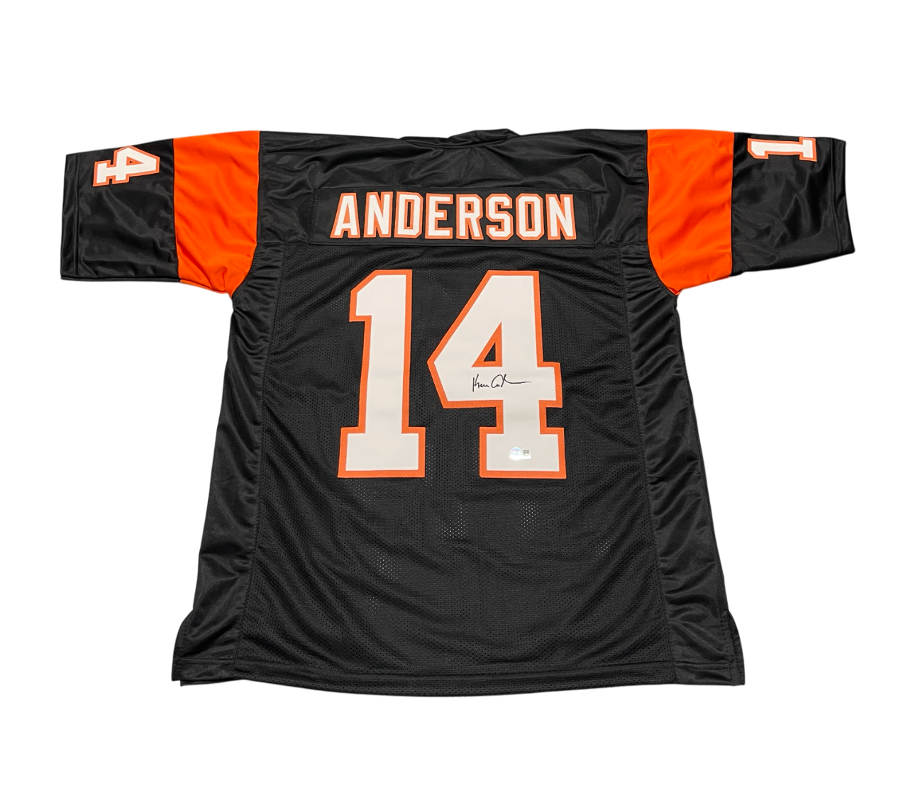 Ken Anderson Signed Cincinnati Bengals Custom Jersey Beckett Witness BAS COA0