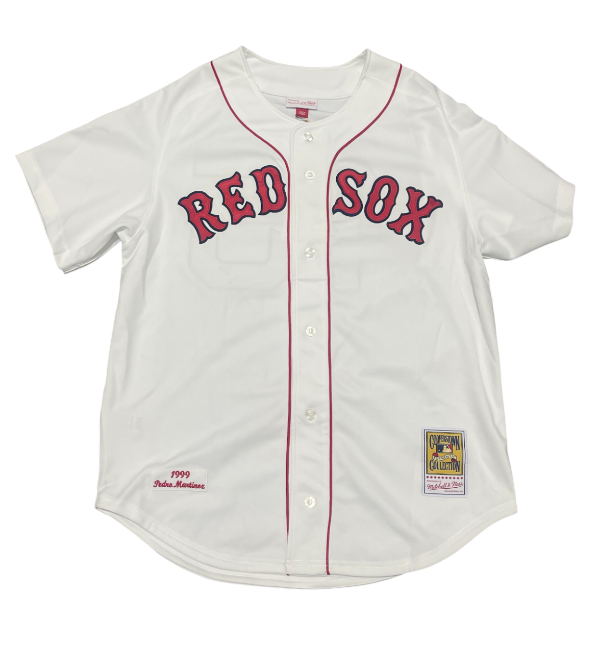 Pedro Martinez Signed Auto M&N Authentic Red Sox Jersey 7x Insc Stat JSA WIT COA2