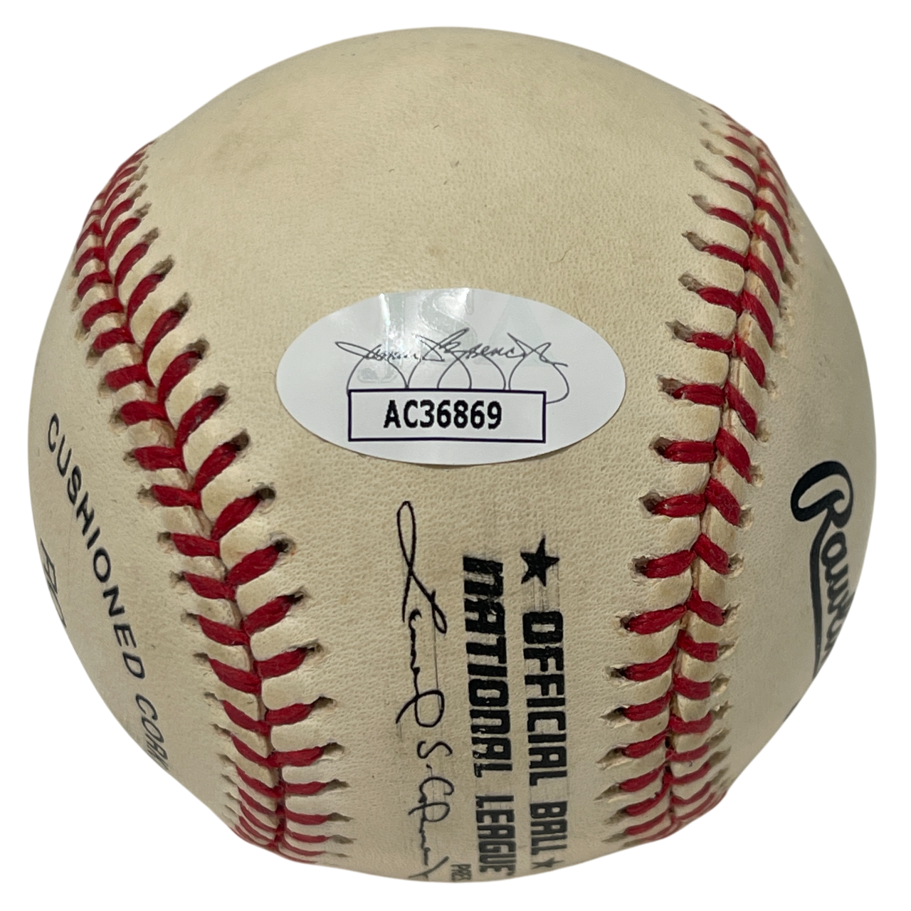 Mike Piazza Signed Rawlings National League Baseball New York Mets JSA COA A3