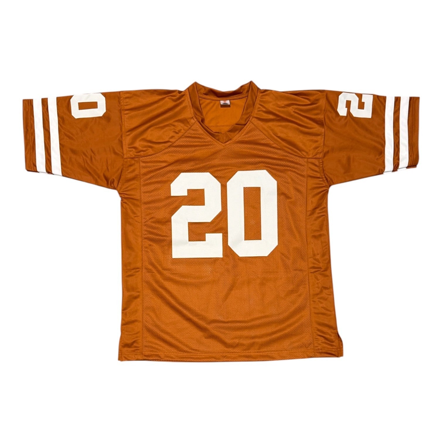 Earl Campbell Signed Texas Longhorns Custom Jersey w/ HT 77 JSA Witness COA2