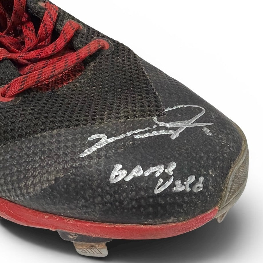 Victor Robles Signed Game Used Adidas Baseball Cleats (PAIR) ONYX COA Nationals1