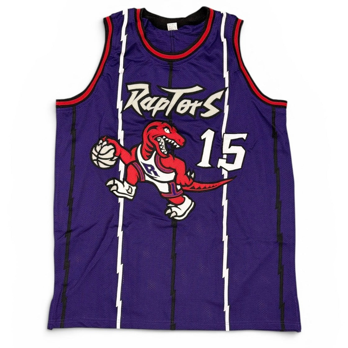 Vince Carter Signed Toronto Raptors Custom Jersey Beckett Witness BAS COA2
