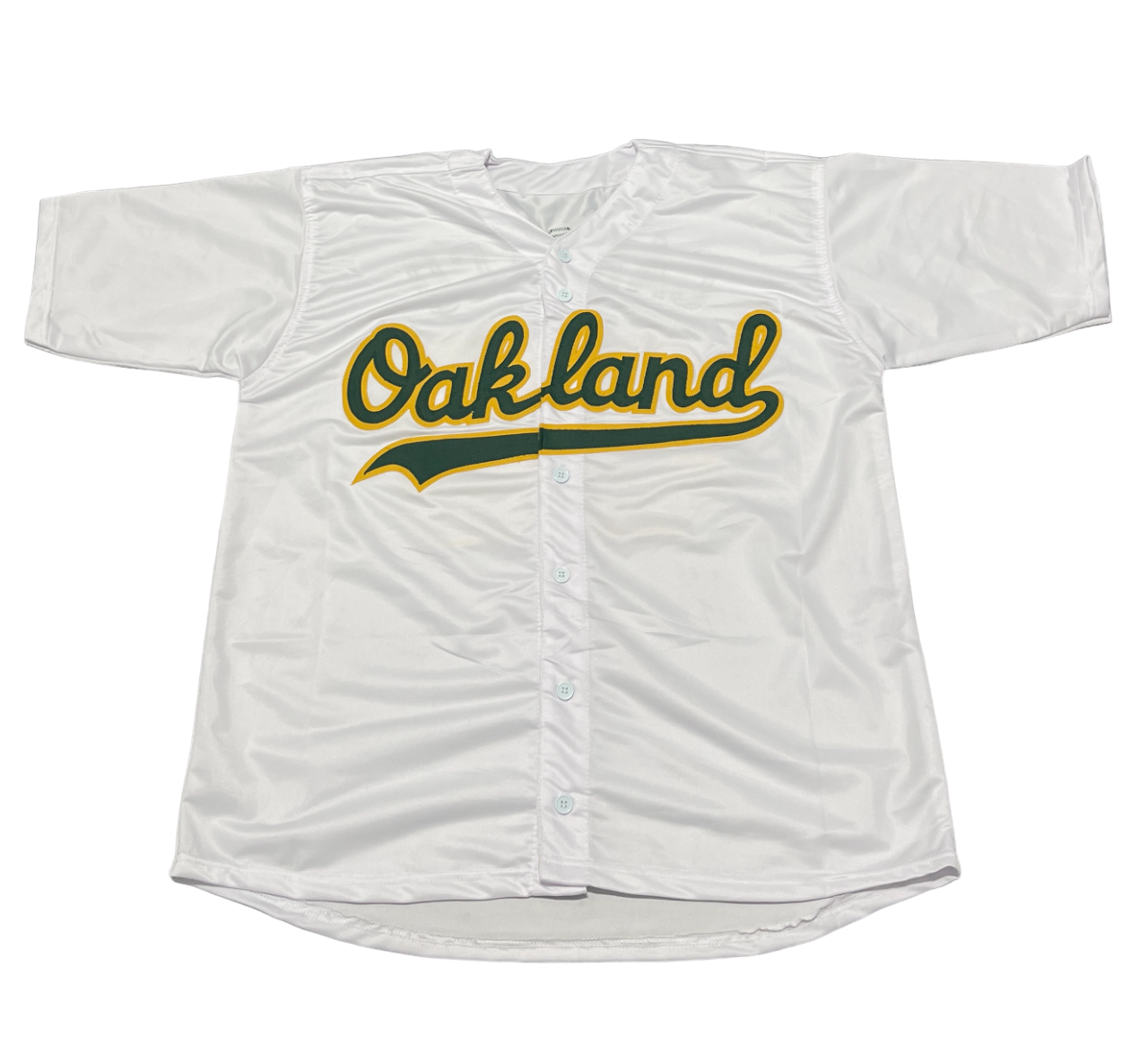 Jose Canseco Signed Oakland Athletics Custom Jersey Beckett Witness BAS COA2