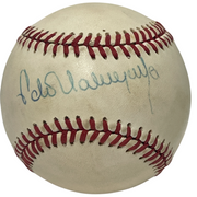 Fernando Valenzuela Signed Rawlings National League Baseball Dodgers JSA COA D0