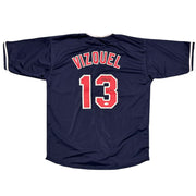 Omar Vizquel Signed Cleveland Indians Custom Jersey w/ 11x GG JSA Witness COA0
