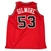 Artis Gilmore Signed Chicago Bulls Custom Jersey w/ 2x Ins JSA Witness COA0