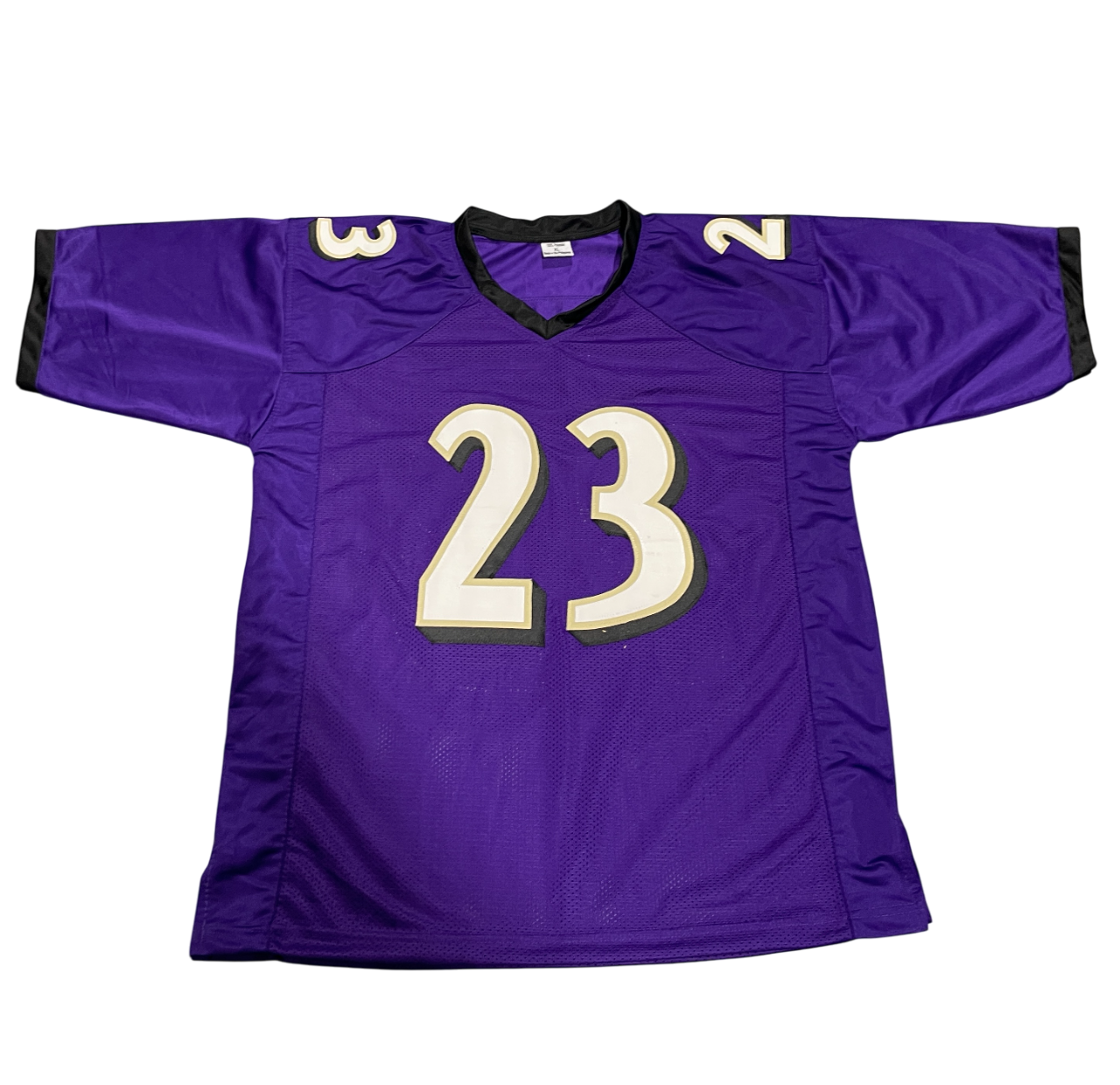 Willis McGahee Signed Baltimore Ravens Custom Jersey Beckett Witness BAS COA2