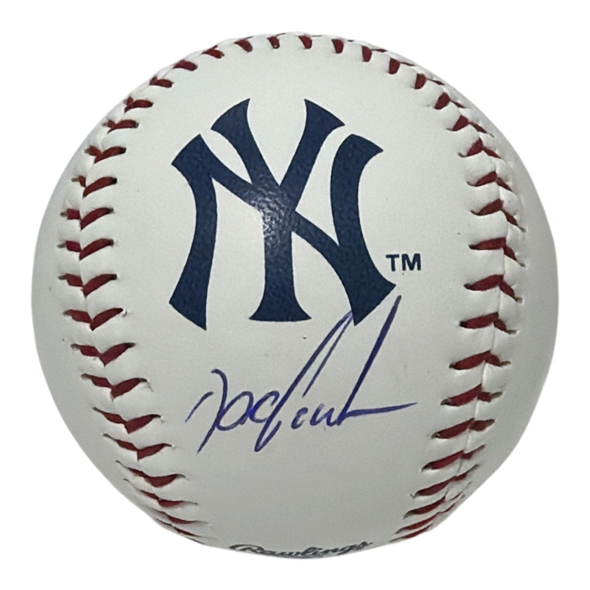 Doc Gooden Signed Rawlings New York Yankees Logo Baseball JSA Witness COA0