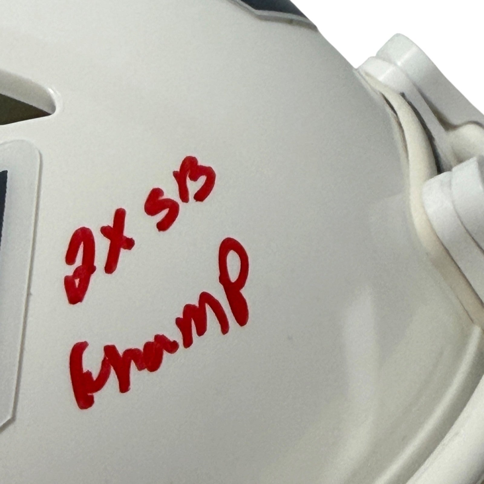 LeGarrette Blount Signed Patriots Salute Mini Helmet w/ 2x SB Champ JSA Wit COA2