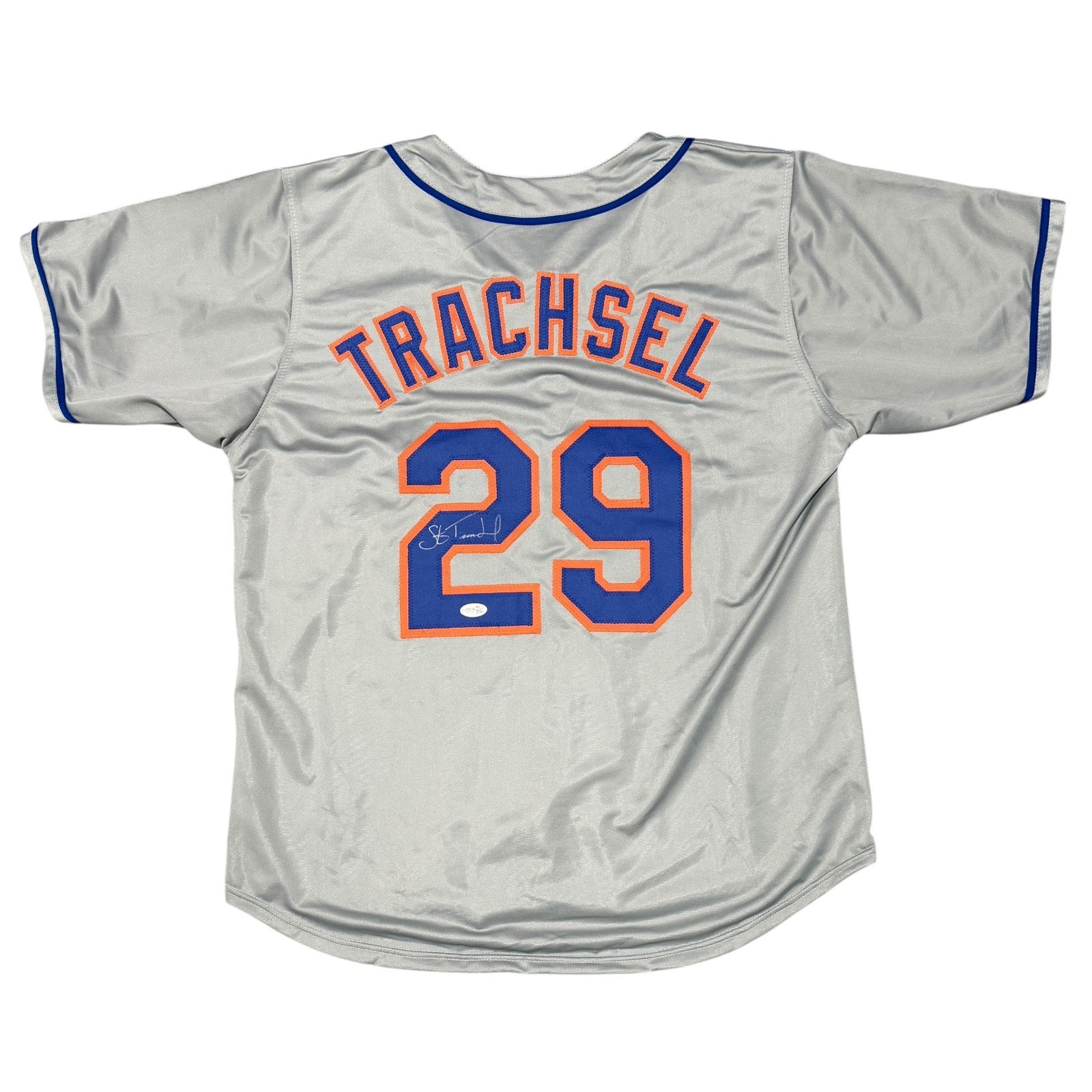 Steve Trachsel Signed New York Mets Custom Jersey JSA Witness COA0