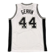 George Gervin Signed San Antonio Spurs Custom Jersey w/ HOF 96 Beckett W BAS COA0