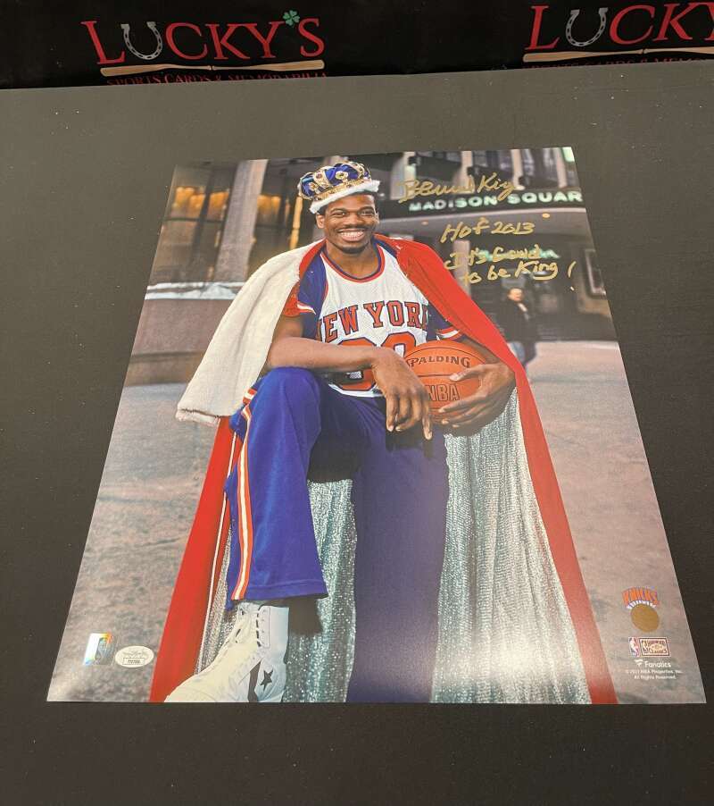 Bernard King Signed 16x20 Photo Fanatics JSA COA HOF 2013 + Its Good To Be King0