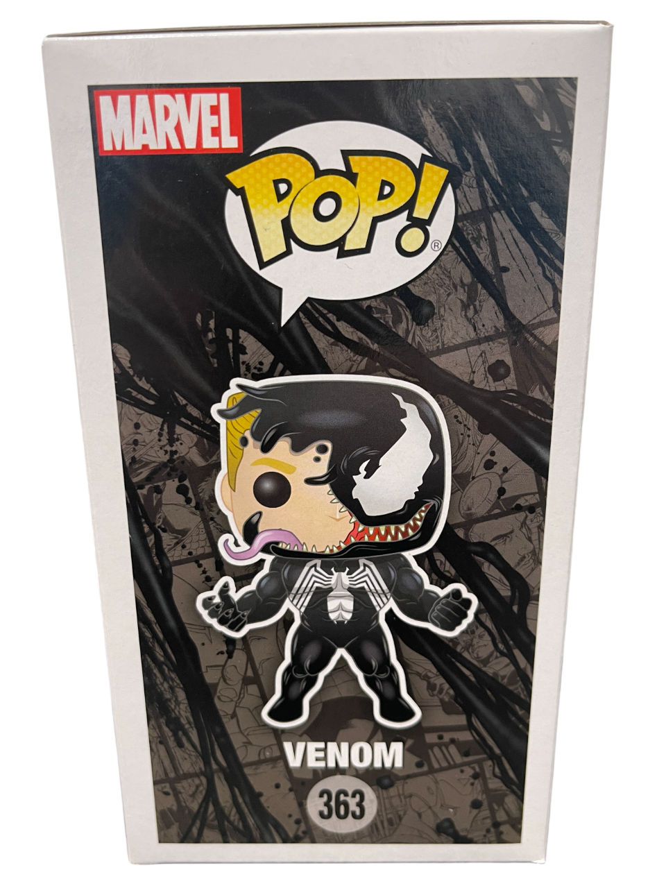 Tom Hardy Signed Venom Funko Pop #363 w/ Sam De La Rosa Sketch BAS & JSA COA B3