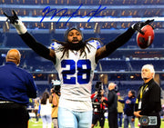 Malik Hooker Signed Dallas Cowboys 8x10 Photo Beckett Witness BAS COA #20